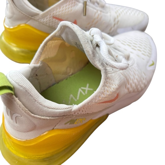 Nike Womens AIR MAX 270 DV2184 100 White/Crimson Bliss SZ 8 - Picture 8 of 9